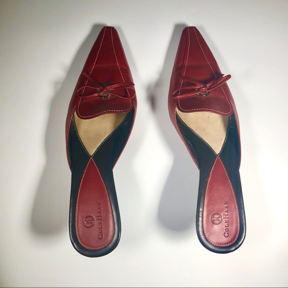 COLE HAAN BROOKE POINTED TOE KITTEN HEEL - Picture 4 of 6